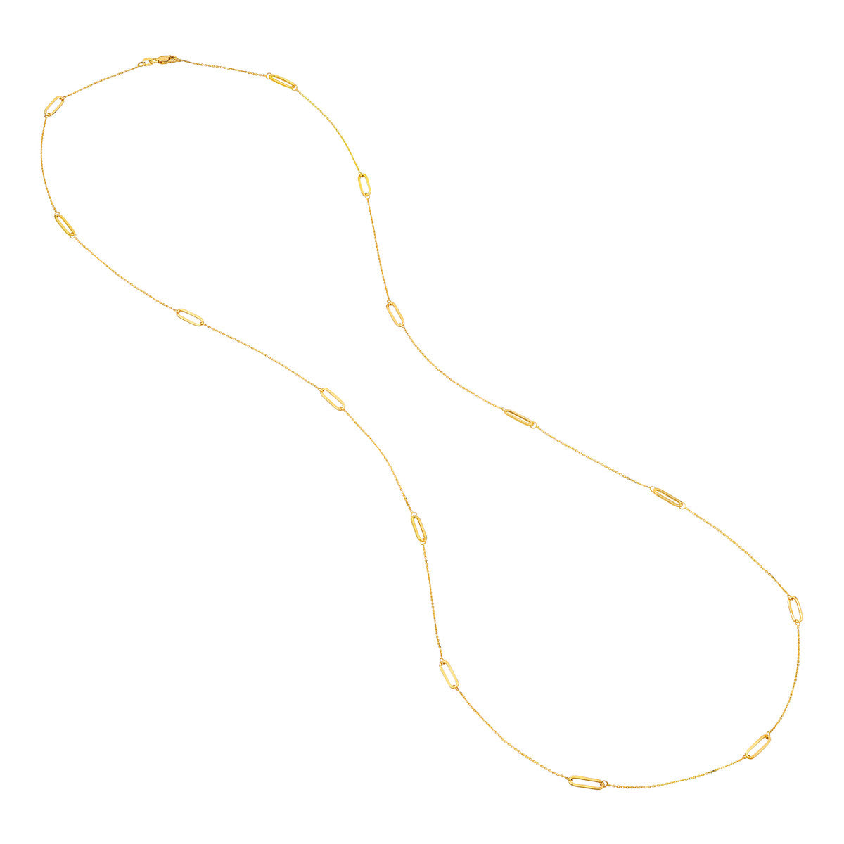 Long and Lovely Link Station Necklace