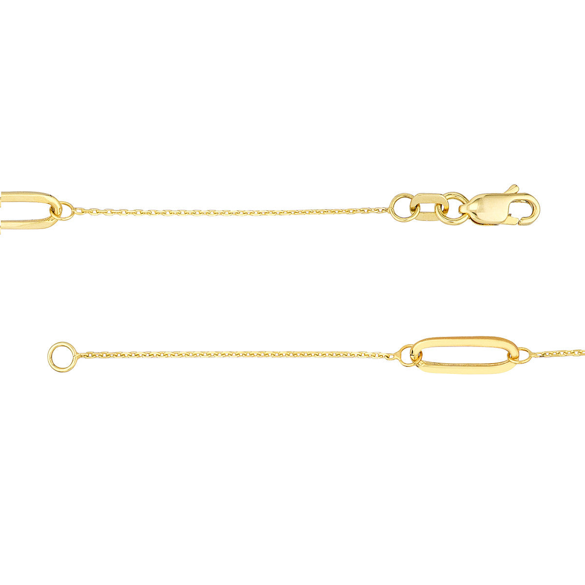 Long and Lovely Link Station Necklace