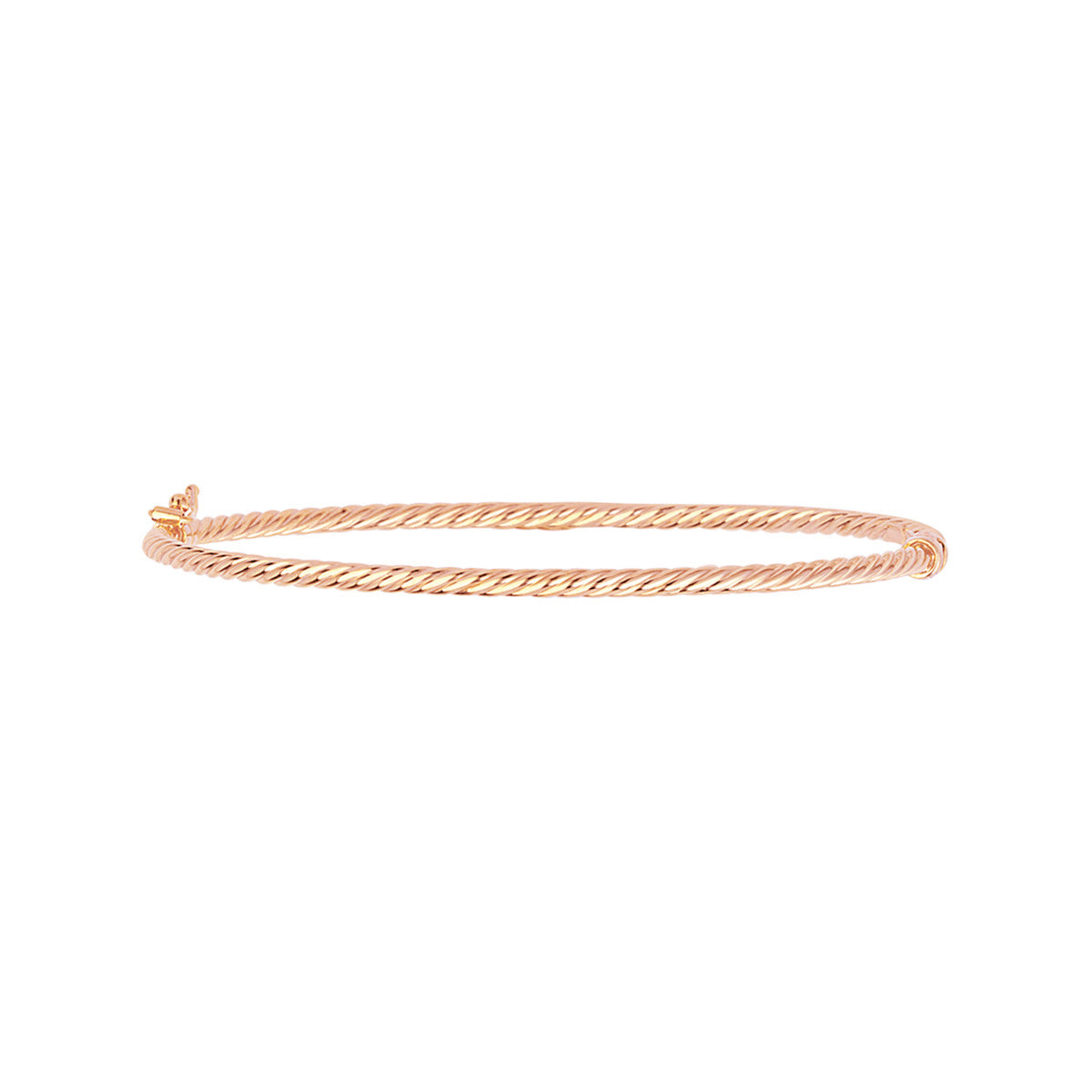Twisted 14K bangle