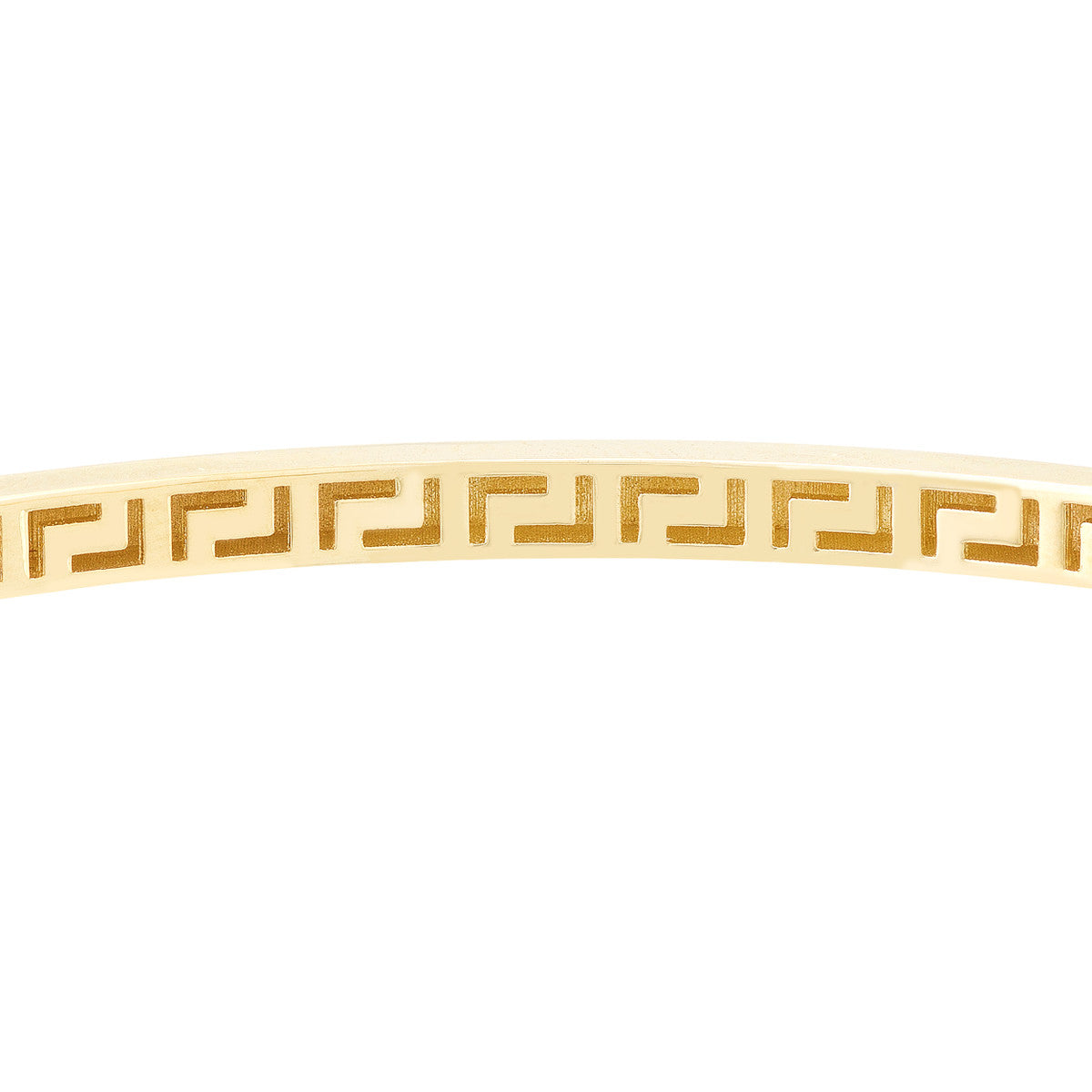 14K Square Tube Bangle