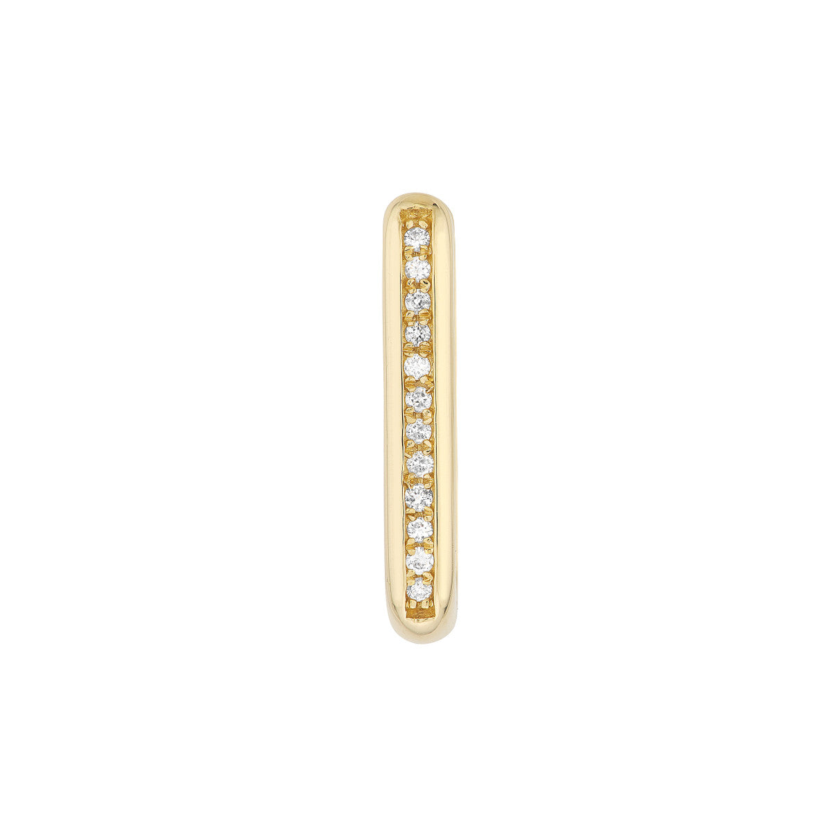 1/5 Diamond U Shape Hoops