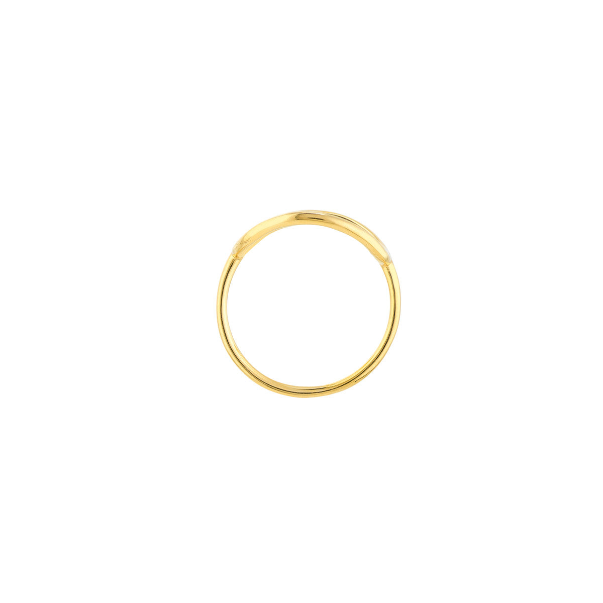 Organic Open Circle Ring
